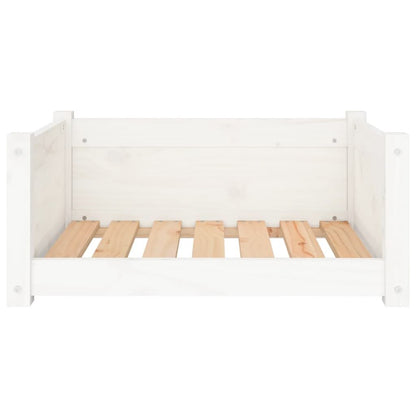 Vidaxl Cama Para Perros Blanca 65,5x50,5x28 Cm Madera Maciza De Pino_4