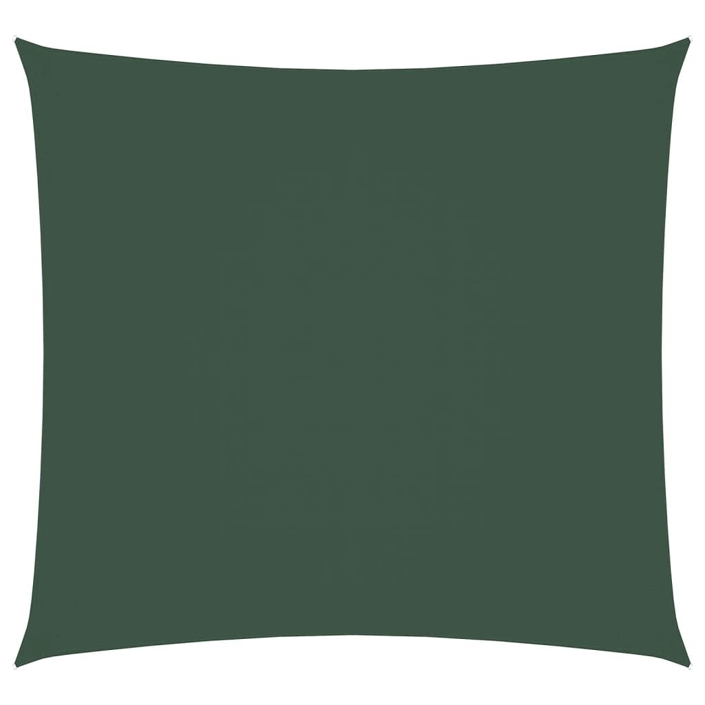 Vidaxl Toldo De Vela Cuadrado Tela Oxford Verde Oscuro 2,5x2,5 M_0