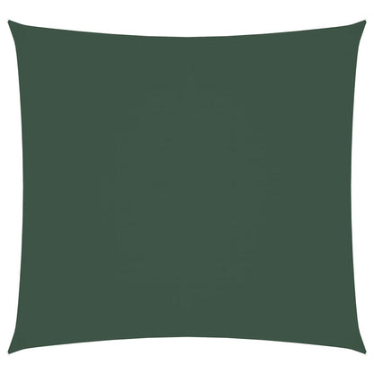 Vidaxl Toldo De Vela Cuadrado Tela Oxford Verde Oscuro 3x3 M_0
