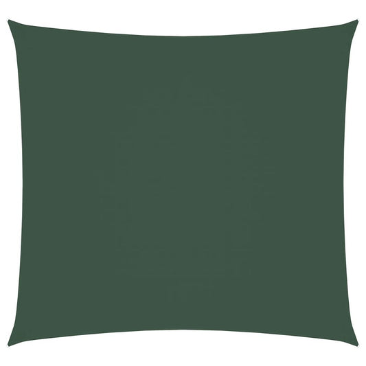Vidaxl Toldo De Vela Cuadrado Tela Oxford Verde Oscuro 3x3 M_0