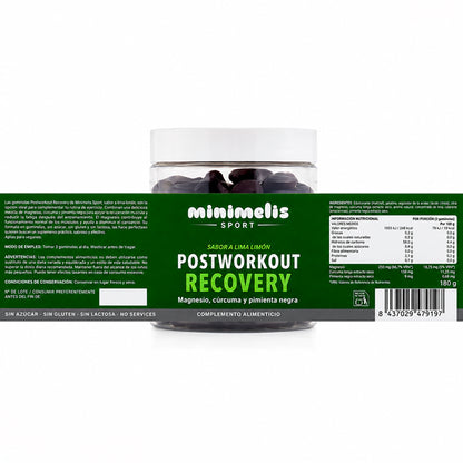 Gominolas Postworkout Recovery Con Magnesio, Cúrcuma Y Pimienta Negra Sabor Lima Limon 60 Ud_2