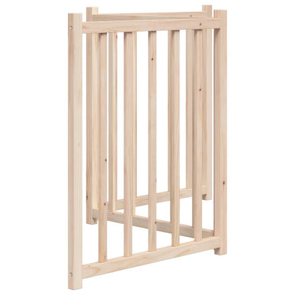 Vidaxl Puerta Para Perros Plegable 3 Paneles Madera De Abeto 150 Cm_4