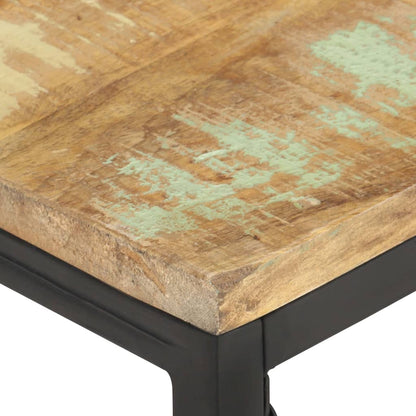 Mesa De Centro De Madera Maciza Reciclada 110x60x35 Cm_2