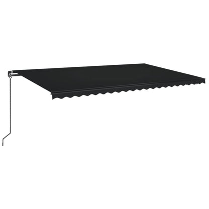 Toldo Retráctil Manual Gris Antracita 500x350 Cm_0