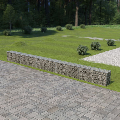Muro De Gaviones Cubiertas Acero Galvanizado 600x30x50 Cm / Vetonek_1