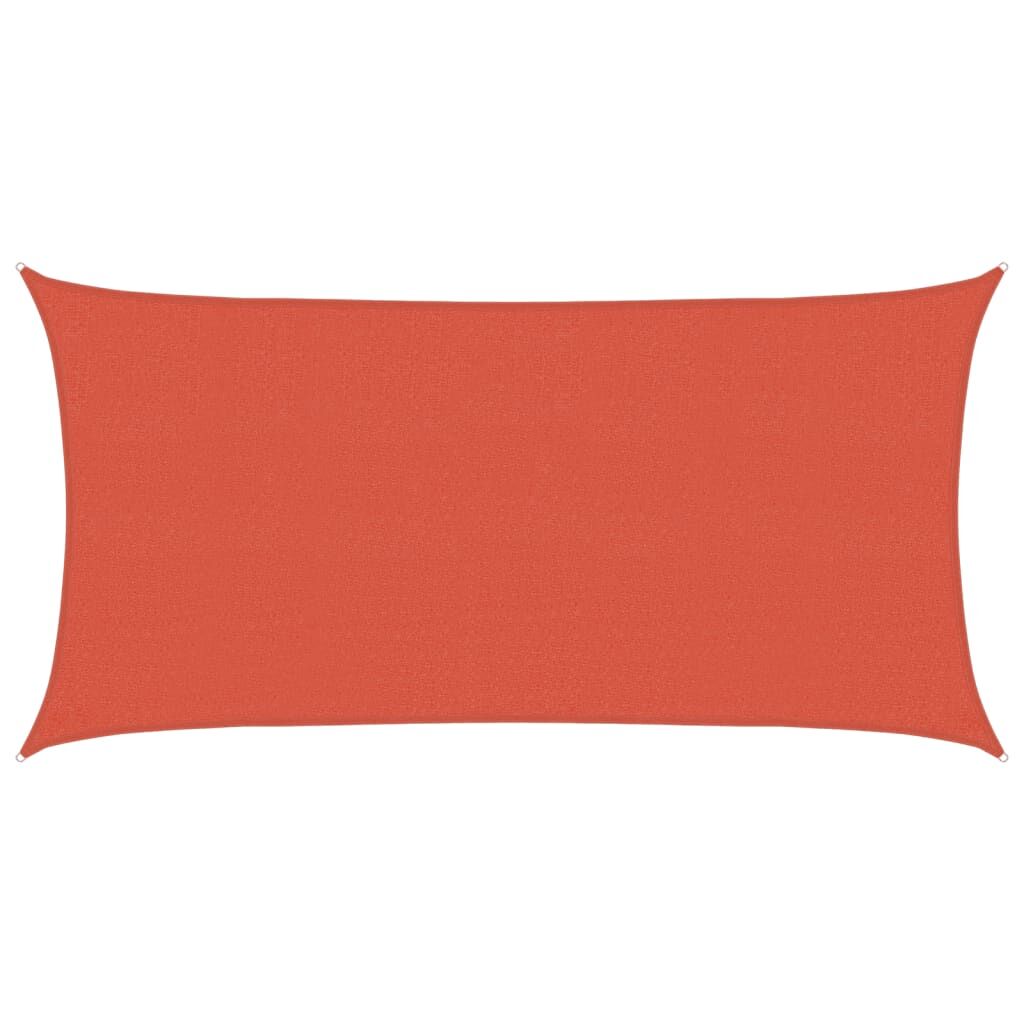 Vidaxl Toldo De Vela Hdpe Terracota 160 G/m² 2x3,5 M_0