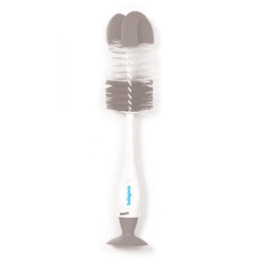 Babyono Cepillo Limpia Biberones Botellas Y Tetinas Con Ventosa_0