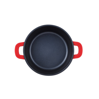 Cacerola Ø20x9.0cm Aluminio Fundido Induccion Con Tapa Magna_3