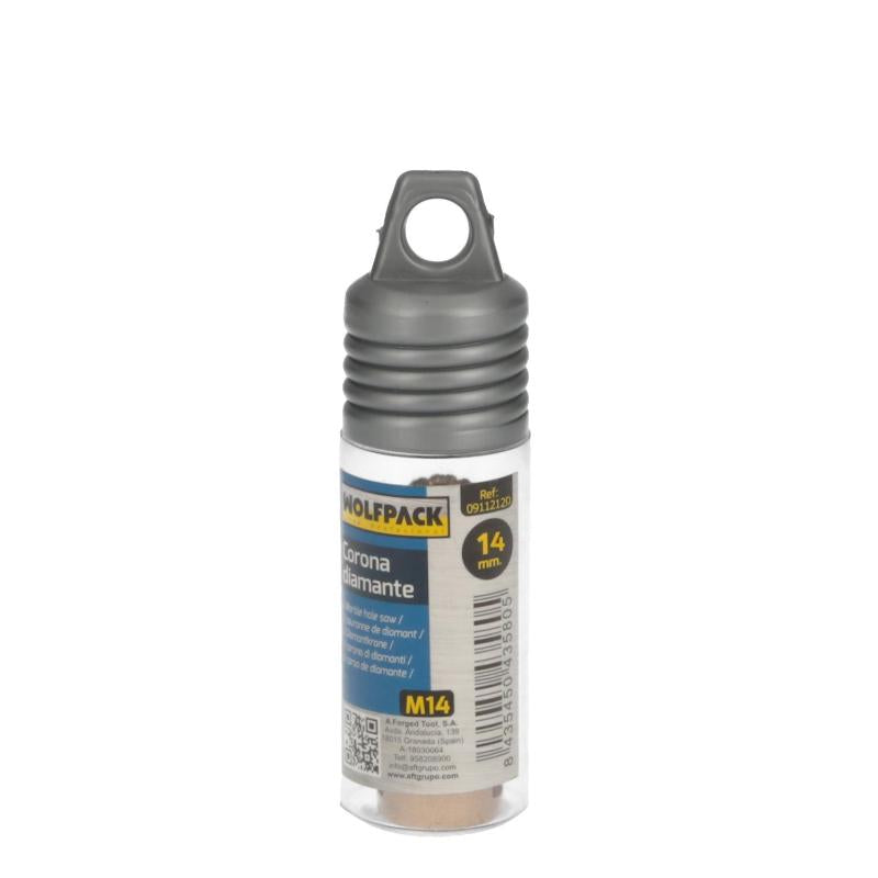 Corona Diamante Para Amoladora Ø 14 Mm. Conexión Rosca M14. Corte Seco_2