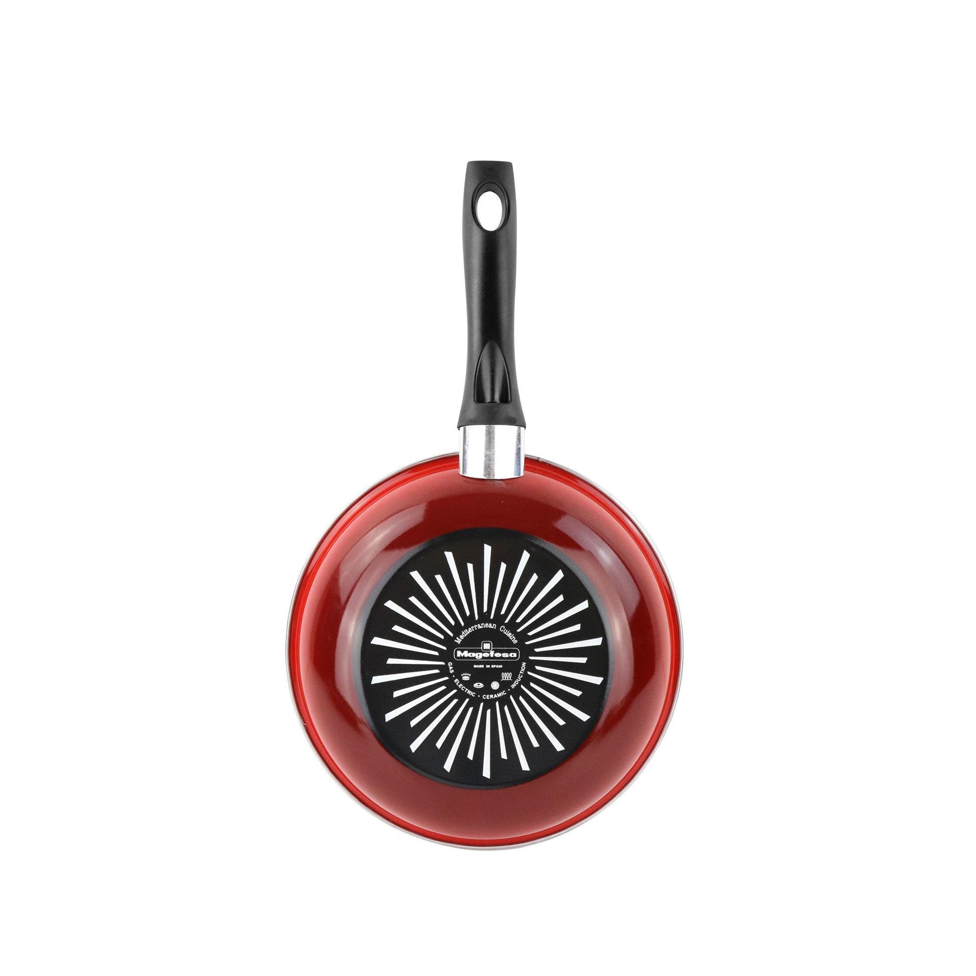 Sartén 'sr' Ø24cm Acero Esmaltado Rojo Magefesa_5