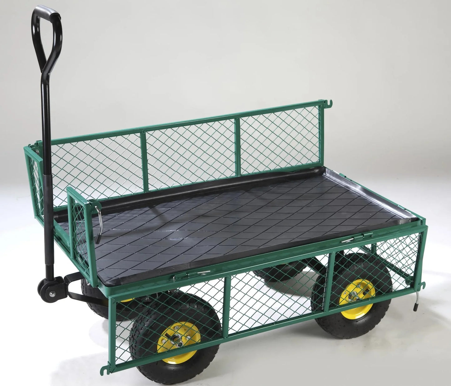 Carro De Transporte Universal Para Jardín - Estable, Versátil, 130 Kg Carga, Ruedas Neumáticas 26 Cm_3