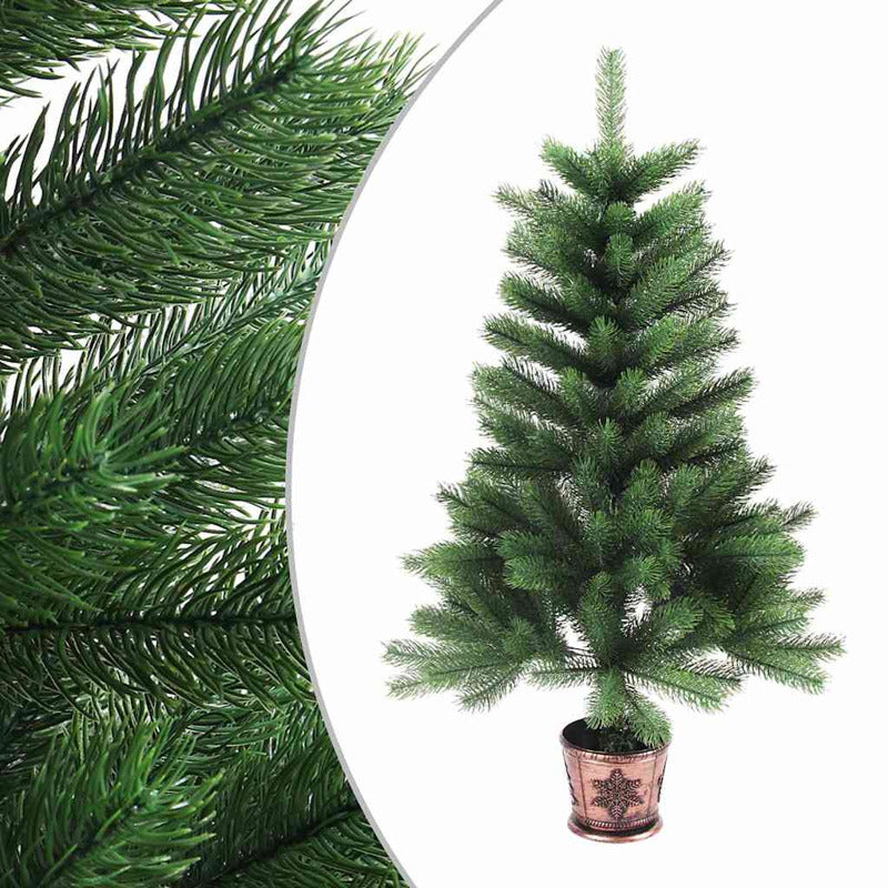 Vidaxl Árbol De Navidad Artificial Con Luces Y Bolas Verde 65 Cm_1