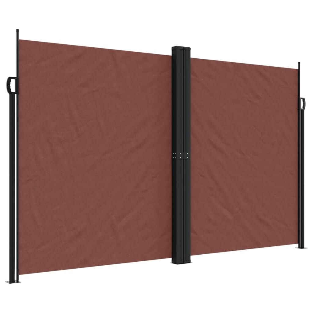 Vidaxl Toldo Lateral Retráctil Marrón 200x1200 Cm_0