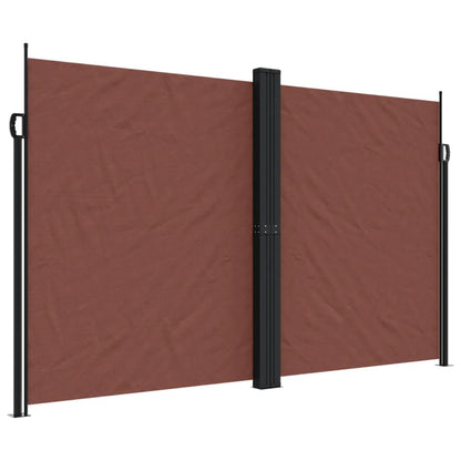 Vidaxl Toldo Lateral Retráctil Marrón 200x1200 Cm_0