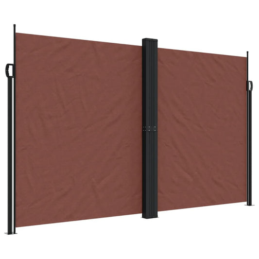 Vidaxl Toldo Lateral Retráctil Marrón 200x1200 Cm_0