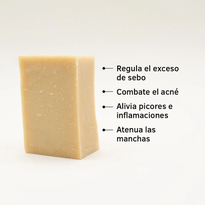 Jabón Natural Azufre Labnatur 100 g | Purifica y Regula el Sebo | Piel Grasa | Vegano_3