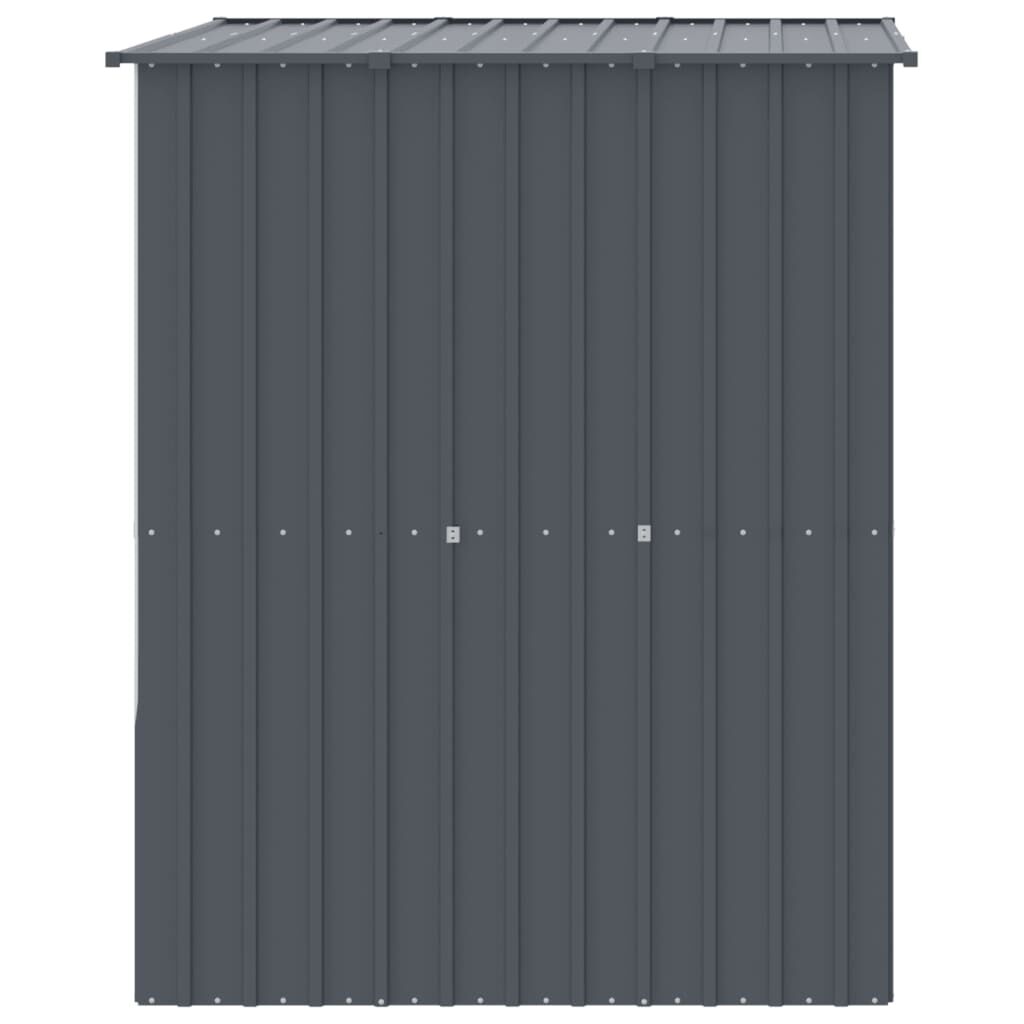 Vidaxl Caseta Perros Con Tejado Acero Galvanizado Gris 165x153x181 Cm_3