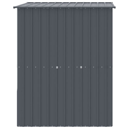 Vidaxl Caseta Perros Con Tejado Acero Galvanizado Gris 165x153x181 Cm_3