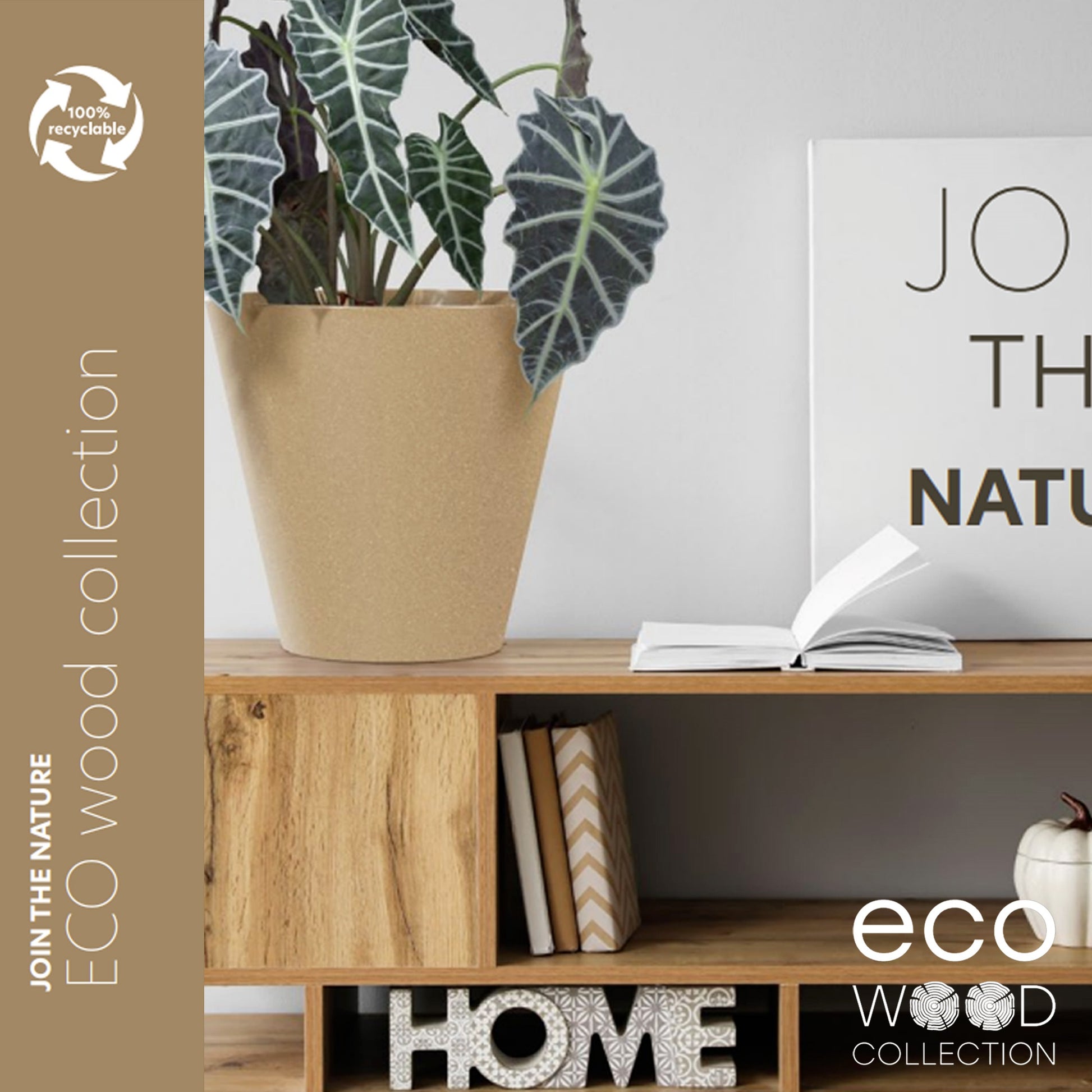 Macetero Redondo,sin Depósito, De 20x20x18,7 Cm, Capacidad De 3,5 L._1