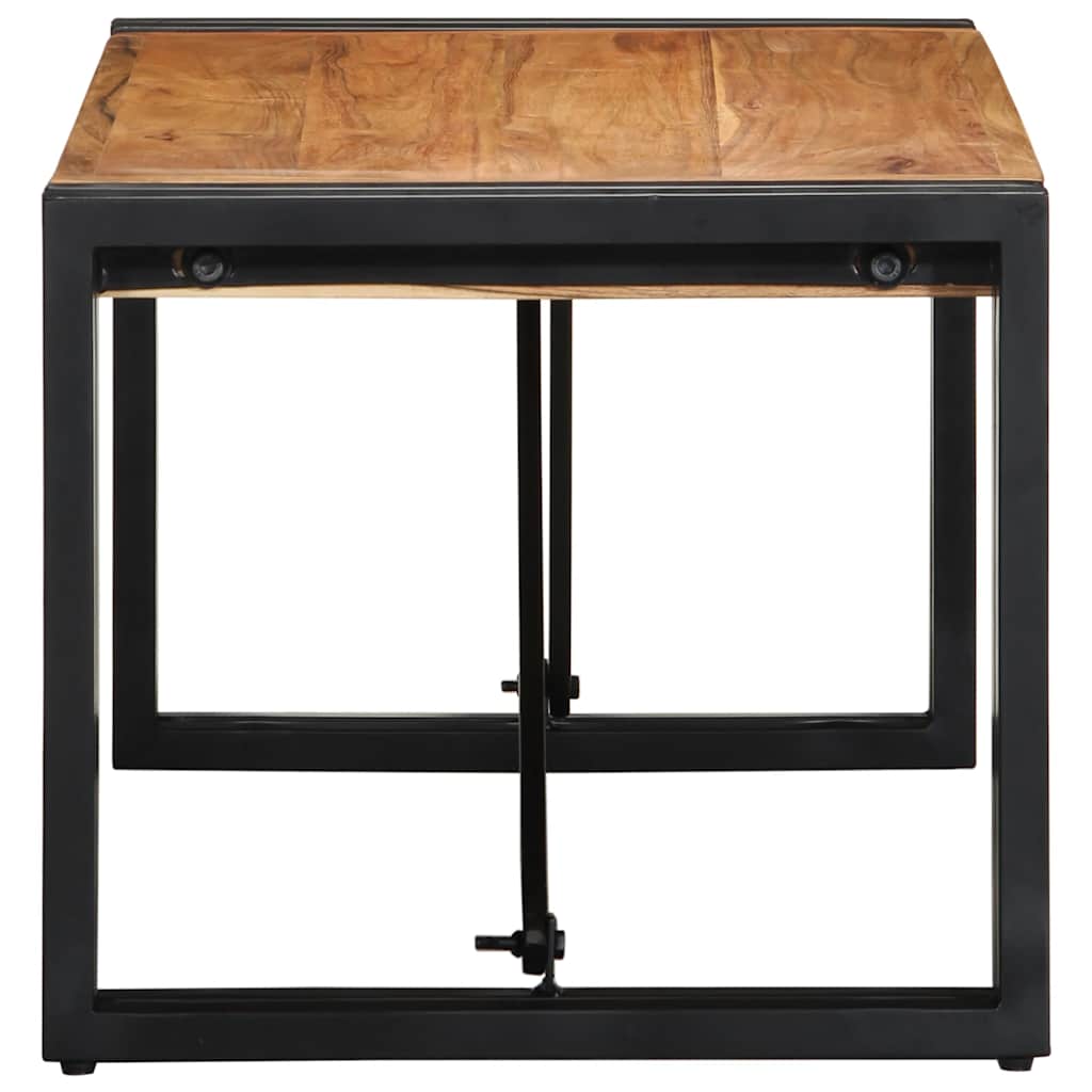 Mesa De Centro 80x40x35 Cm De Madera Maciza De Acacia_1