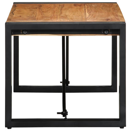 Mesa De Centro 80x40x35 Cm De Madera Maciza De Acacia_1