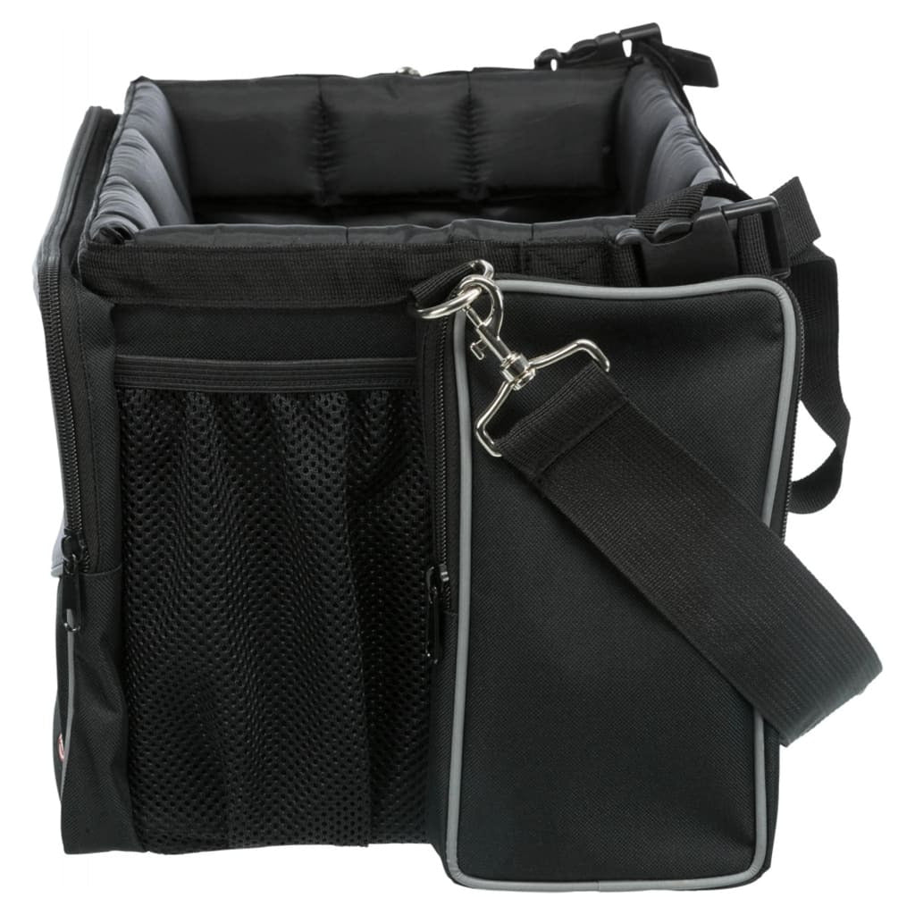 Trixie Cesta Delantera De Bici Para Mascotas Negro Y Gris 41x26x26 Cm_2