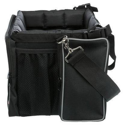 Trixie Cesta Delantera De Bici Para Mascotas Negro Y Gris 41x26x26 Cm_2