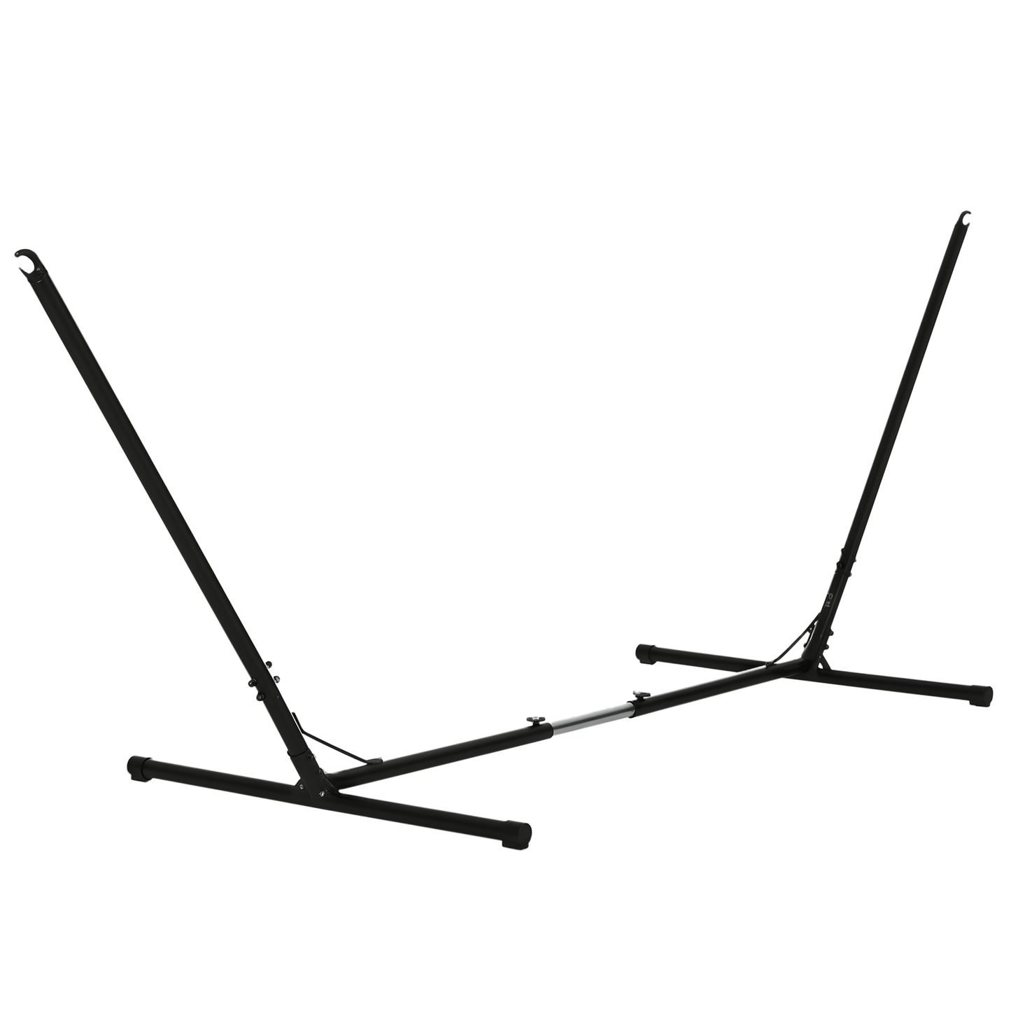 Outsunny Soporte Para Hamaca Jardín Ajustable Estructura De Metal_0