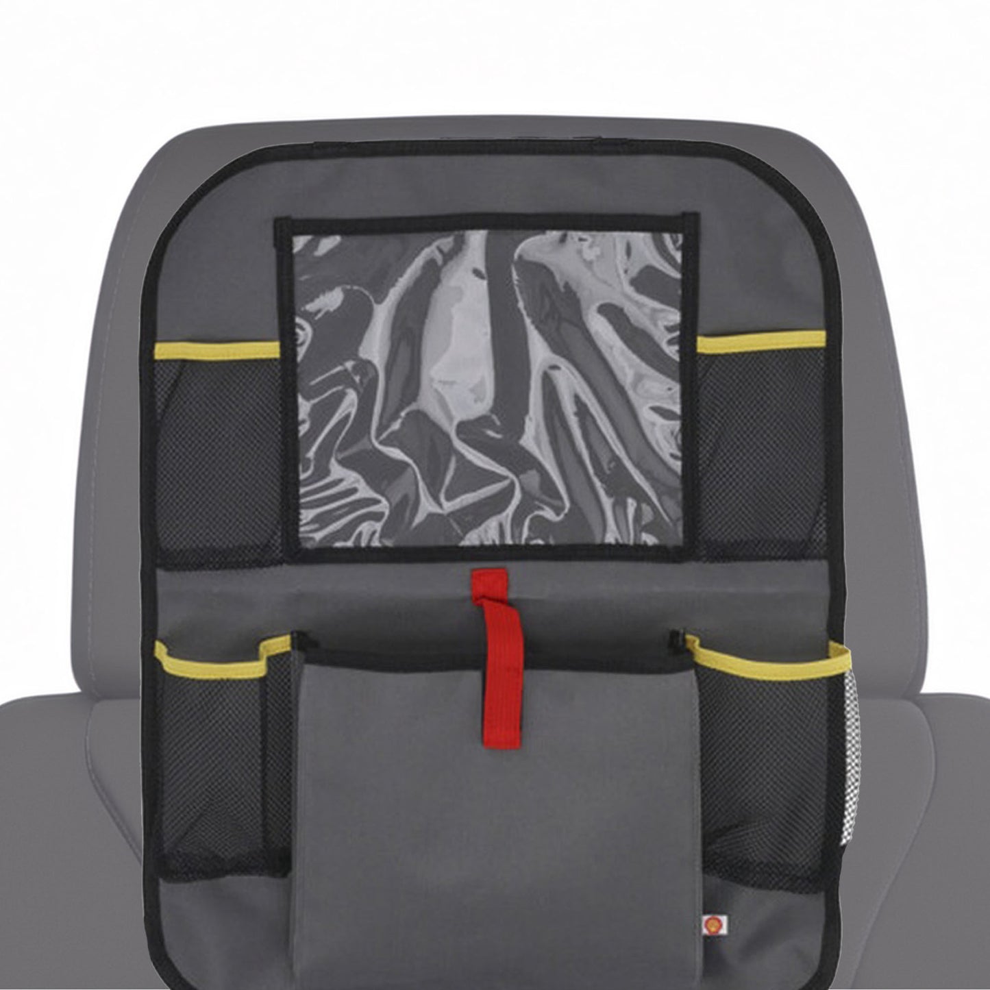 Well Home Bolsa De Almacenamiento Shell Para Respaldo De Silla De Coche Gris Y Amarillo_3