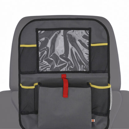 Well Home Bolsa De Almacenamiento Shell Para Respaldo De Silla De Coche Gris Y Amarillo_3
