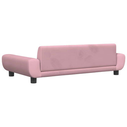 Cama Para Perros De Terciopelo Rosa 100x54x33 Cm / Vetonek_0