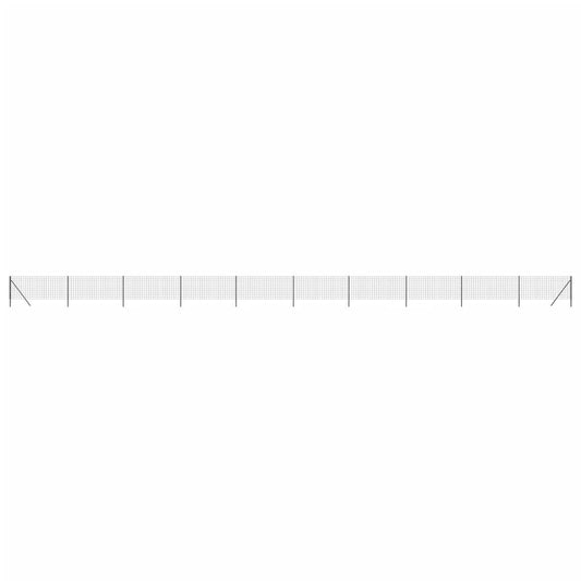 Cerca De Alambre De Acero Galvanizado Gris Antracita 0,8x25 M / Vetonek_0