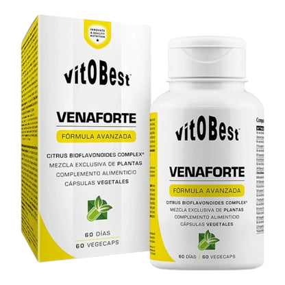 Venaforte - 60 Cápsulas Vegetales - Sistema Circulatorio - Vitobest_0