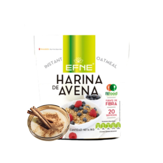 Harina De Avena Efne 1 Kg Sabor Natillas_0
