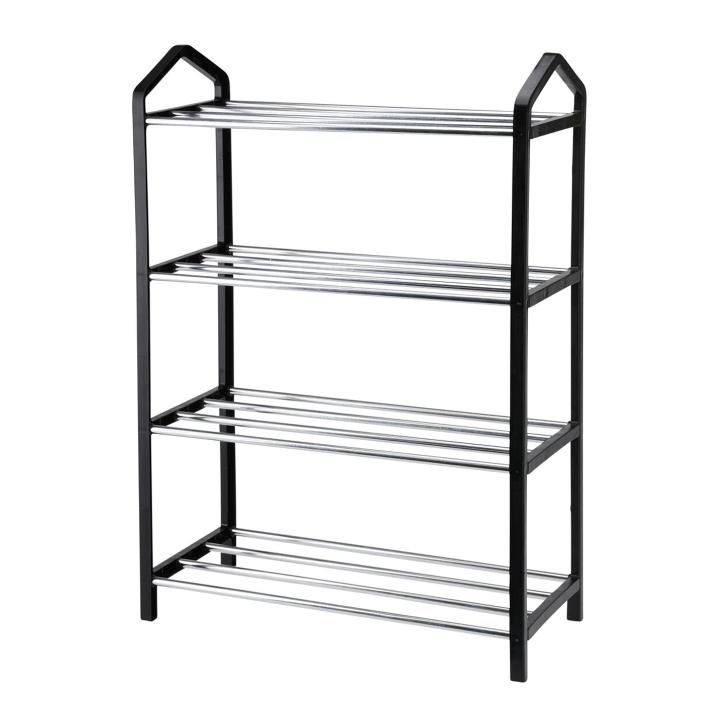 Well Home Organizador De Zapatos De 4 Capas Con Estructura De Hierro Y Plástico Para Un Almacenamiento Eficiente_0