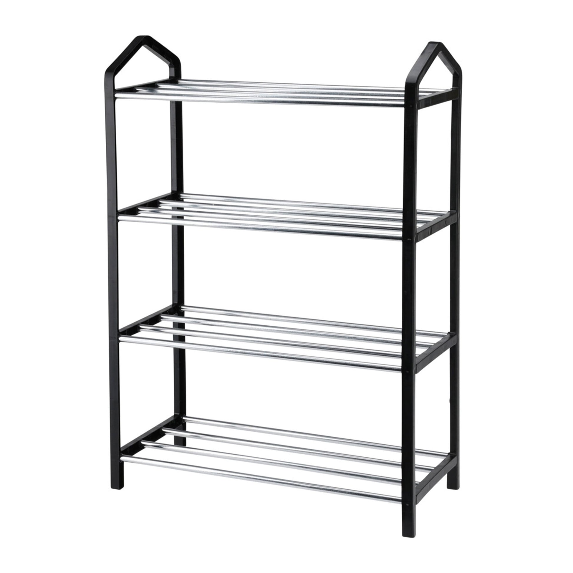 Well Home Organizador De Zapatos De 4 Capas Con Estructura De Hierro Y Plástico Para Un Almacenamiento Eficiente_0