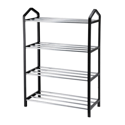 Well Home Organizador De Zapatos De 4 Capas Con Estructura De Hierro Y Plástico Para Un Almacenamiento Eficiente_0