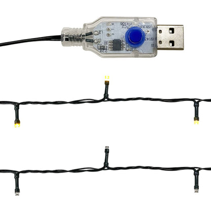 Vidaxl Guirnalda De Navidad Con Luces Led Azul 5 M_5