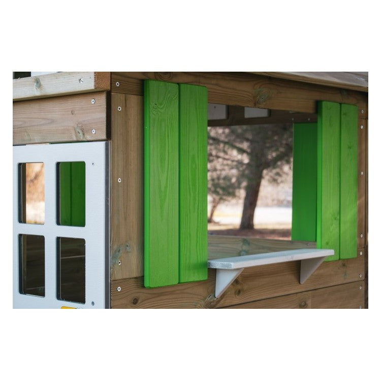 Casita De Madera Masgames Lollipop Verde Sin Suelo De Madera.