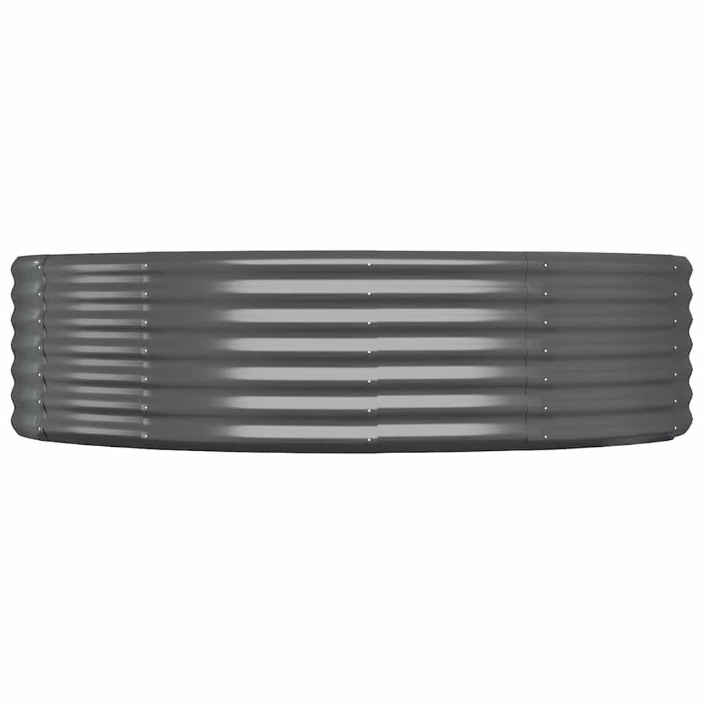 Jardinera Arriate Acero Galvanizado Antracita 214x140x36cm_3