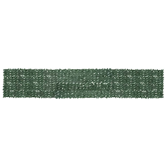 Vidaxl Toldo Para Balcón Con Hojas Verde Oscuro 600x100 Cm_0