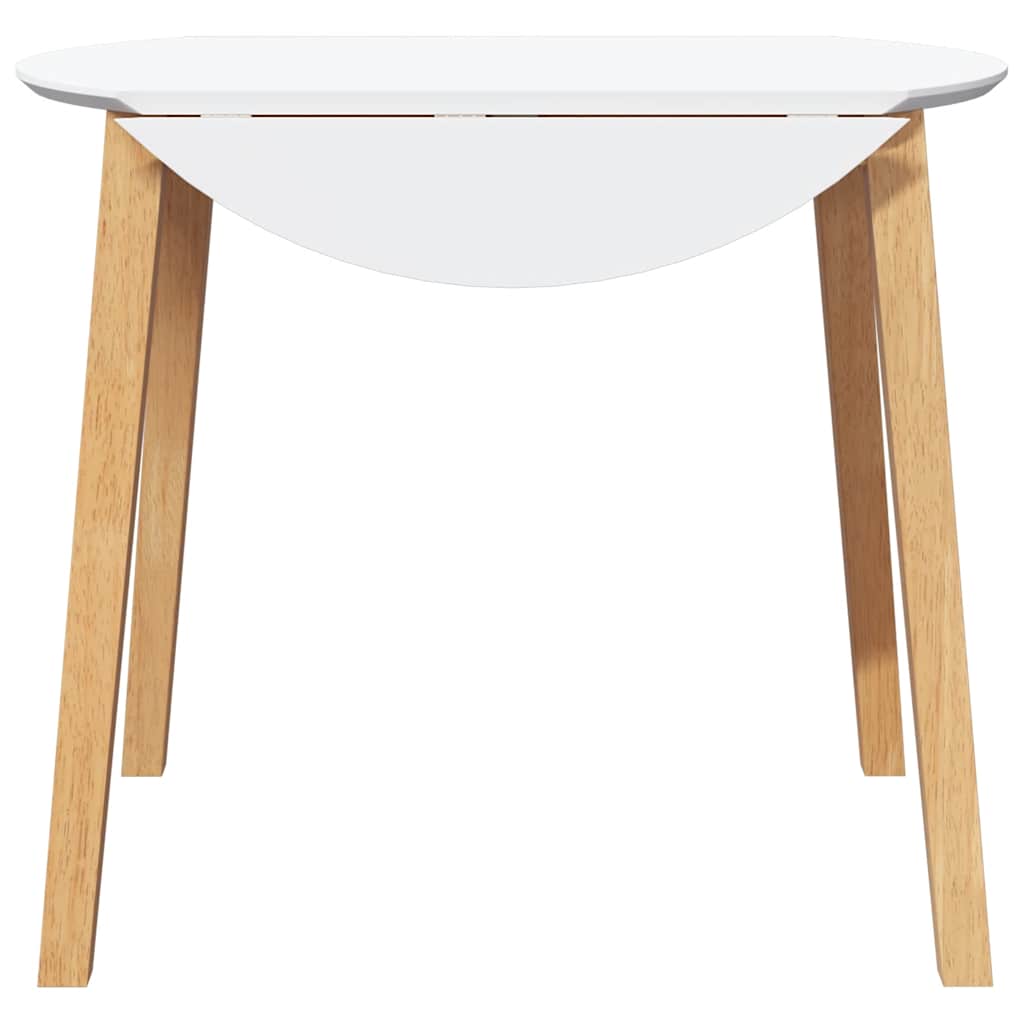 Mesa De Comedor Natural Madera Maciza Roble Caucho_3