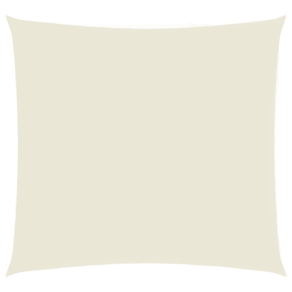 Toldo De Vela Cuadrado Tela Oxford Color Crema 5x5 M_0