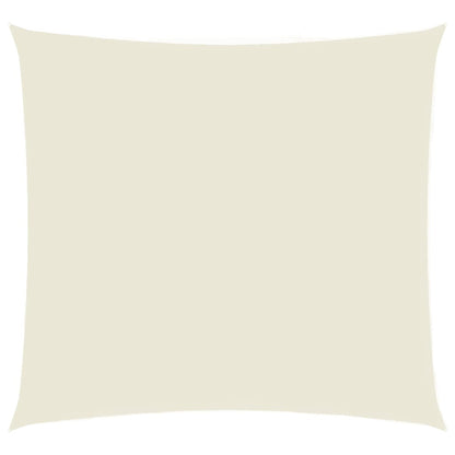 Toldo De Vela Cuadrado Tela Oxford Color Crema 5x5 M_0