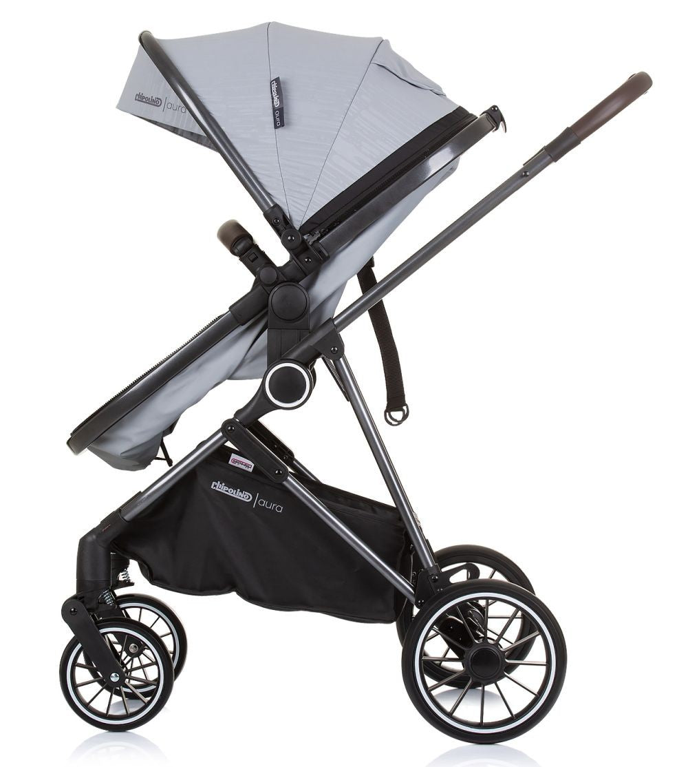 Carrito De Bebé Duo Convertible Aura Hasta 22 Kg Ash Grey_2