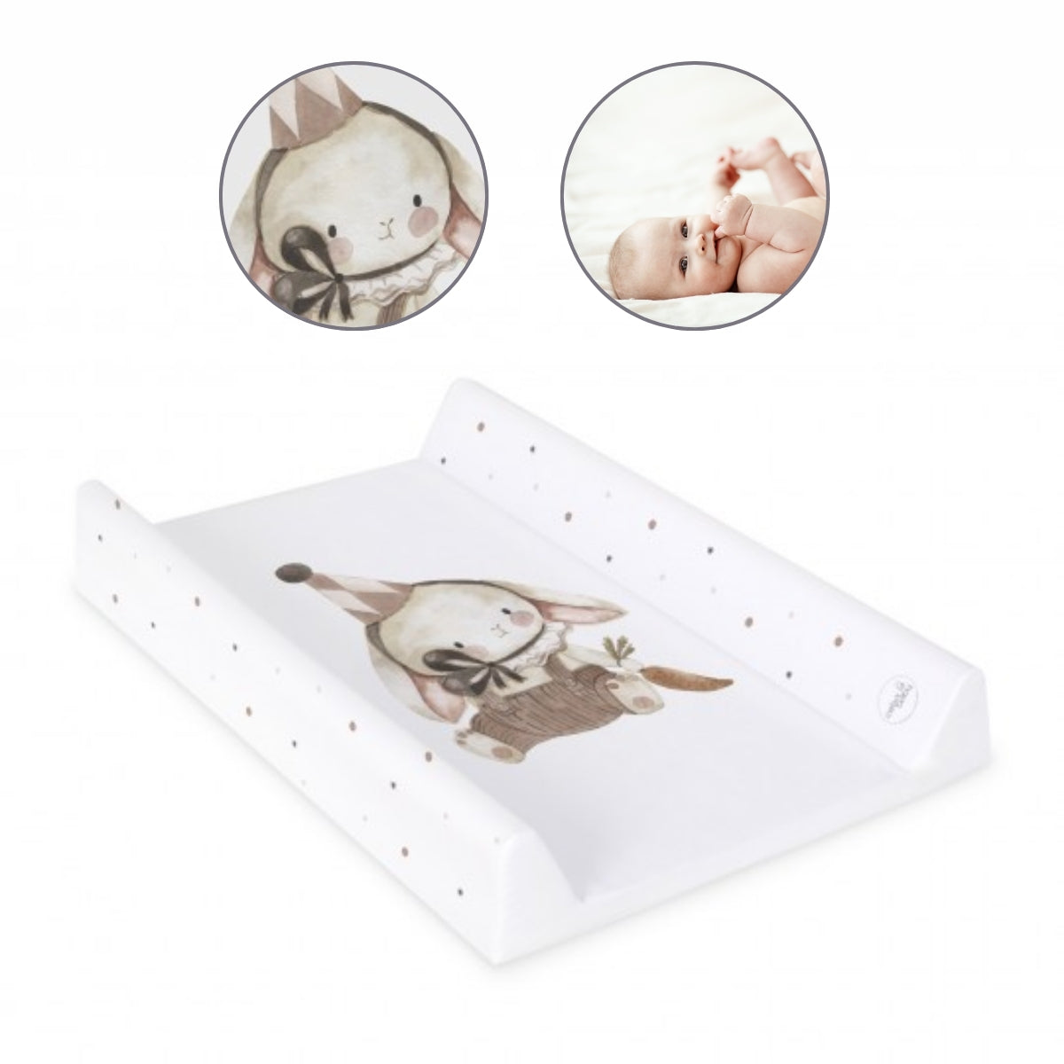Cambiador Base Rígida Para Cuna Ultra Light Clown Bunny_1
