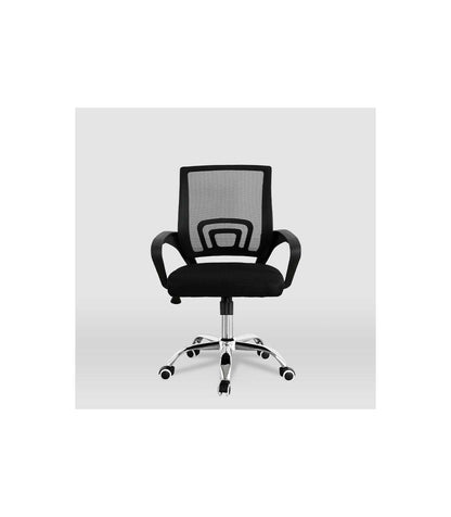 Silla Despacho Giratoria Martina Tapizada En Tejido Transpirable Negro, 88/98cm(alto) 57cm_0