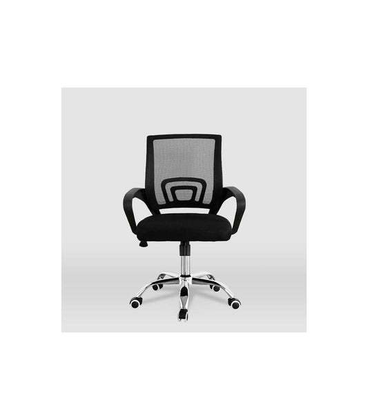 Silla Despacho Giratoria Martina Tapizada En Tejido Transpirable Negro, 88/98cm(alto) 57cm_0