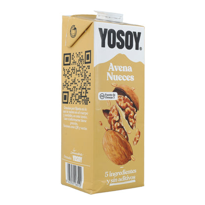 Pack 6 uds Bebida de Avena y Nueces YOSOY 1L