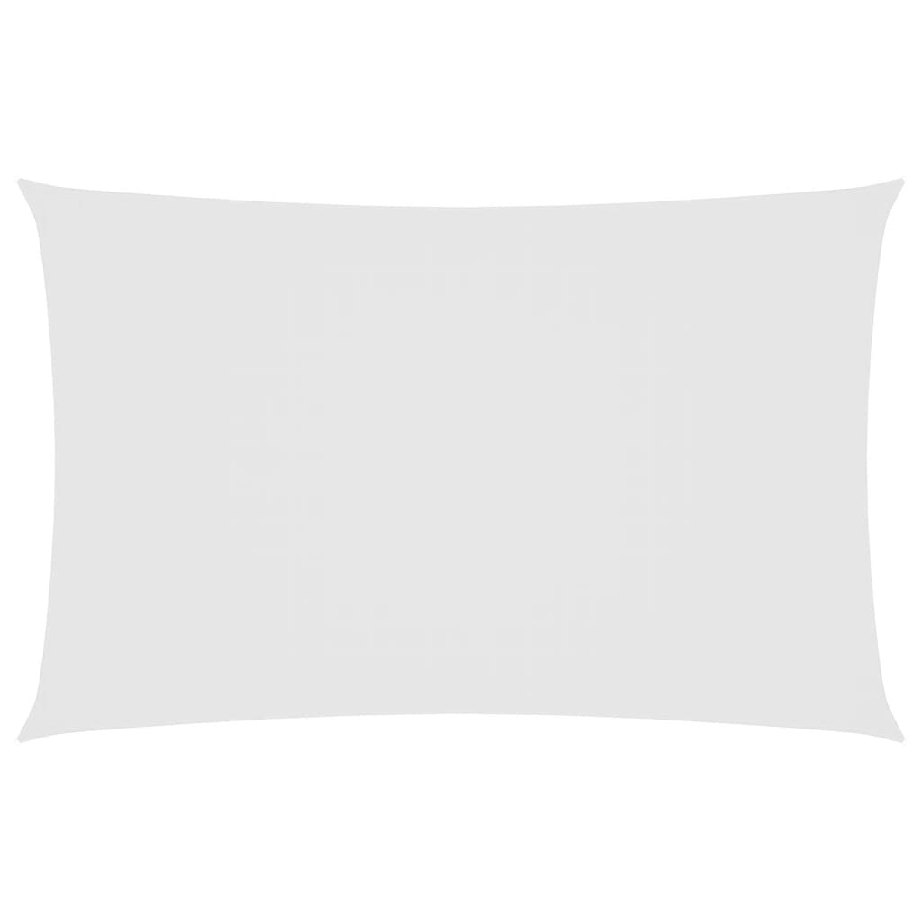 Toldo De Vela Rectangular Tela Oxford Blanco 6x8 M_0